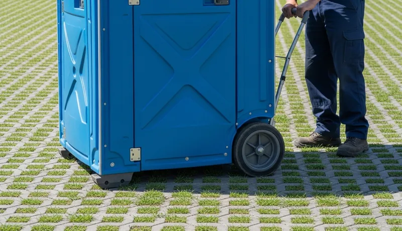 Securing porta potties for hurricanes